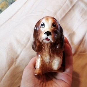 1950s Zany Zookies ceramic "Lady" cocker spaniel dog figurine - read description